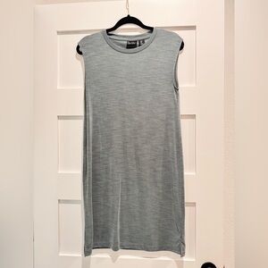 Boutique brand. Sage green T-shirt/jersey dress. Size small